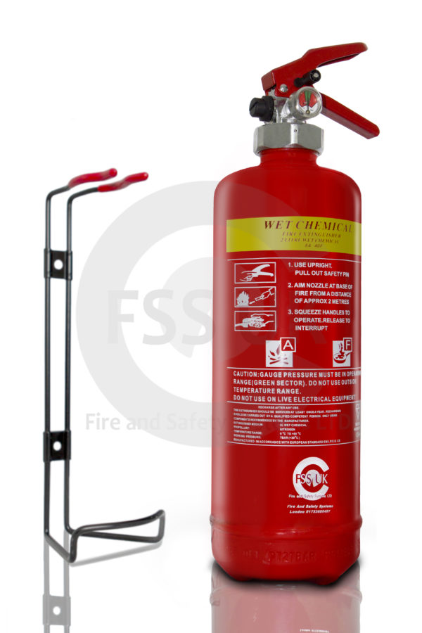 wet chemical fire extinguisher by Fire and Safety Systems LTD