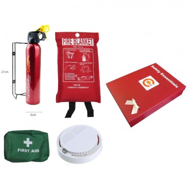 safety-essentials-box-fire-extinguisher-blanket-first-aid-smoke-detector-ce