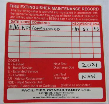 abc powder fire extinguisher by Fire and Safesty Systems LTD